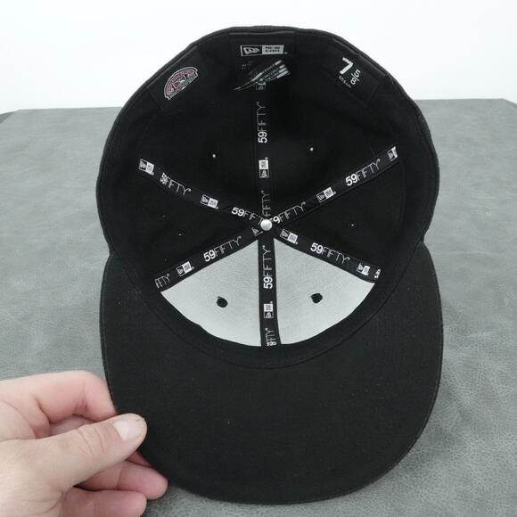 San Jose Giants New Era 59FIFTY MiLB Fitted Hat Sz 7 5/8 Black Gold Minor League - Picture 5 of 9